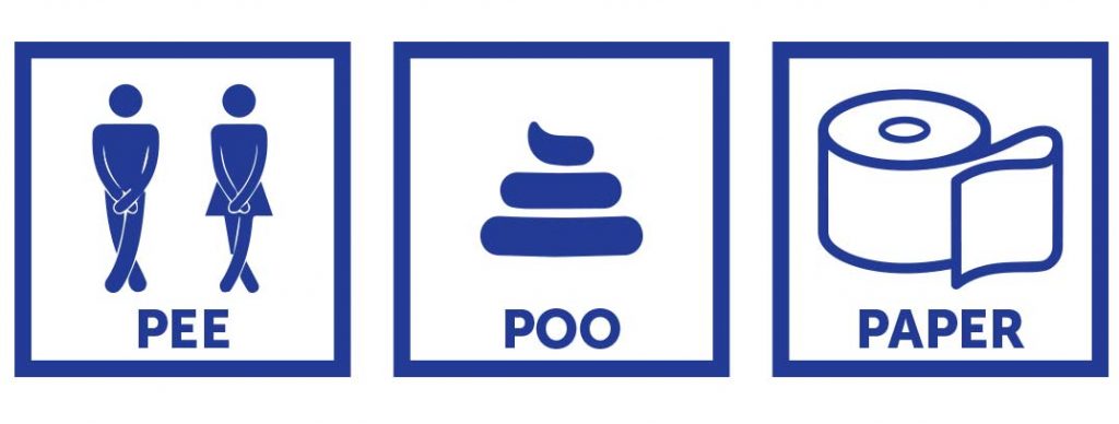 Pee poo and paper