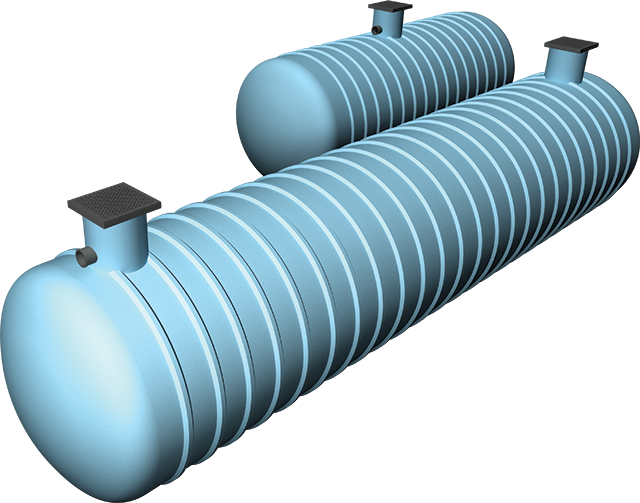 Silage effluent tank illustrations